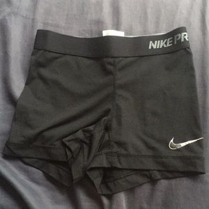 Black Nike Pro Shorts
